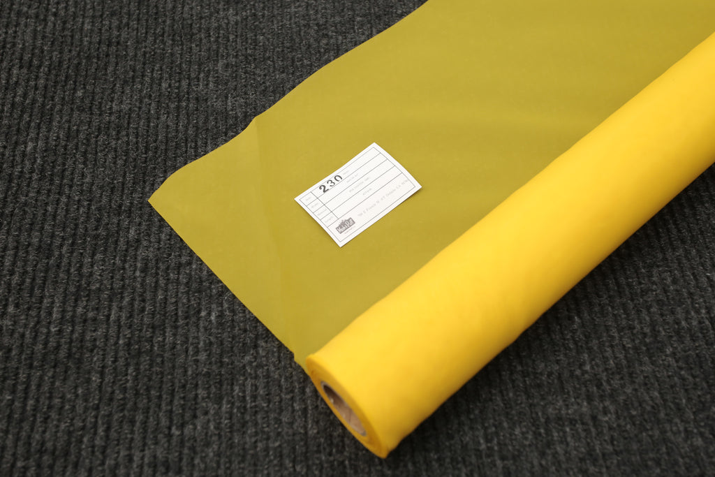 230 Mesh Yellow Polyester Screen Printing Mesh Roll 63" x 43 yard