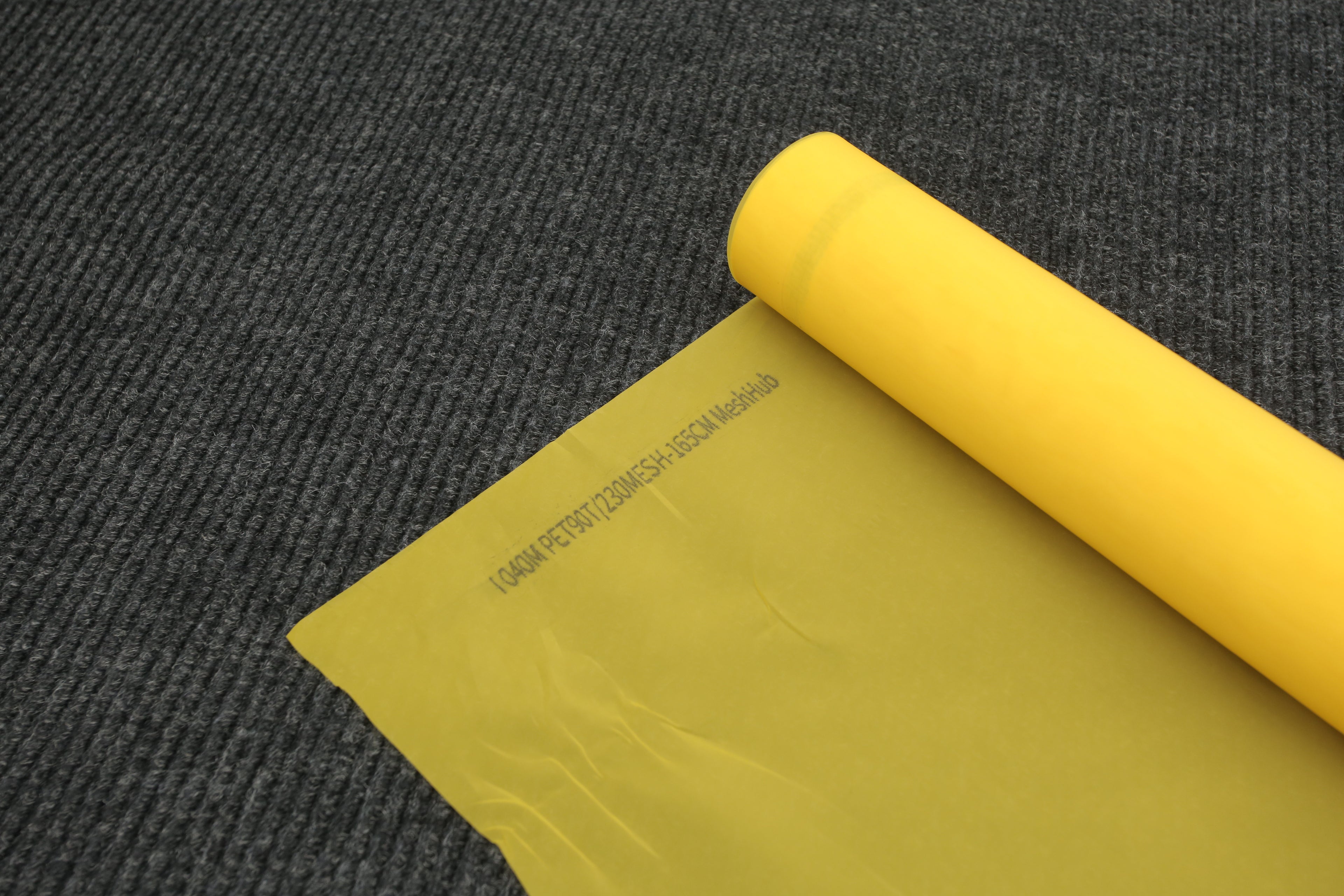 230 Mesh Yellow Polyester Screen Printing Mesh Roll 63" x 43 yard