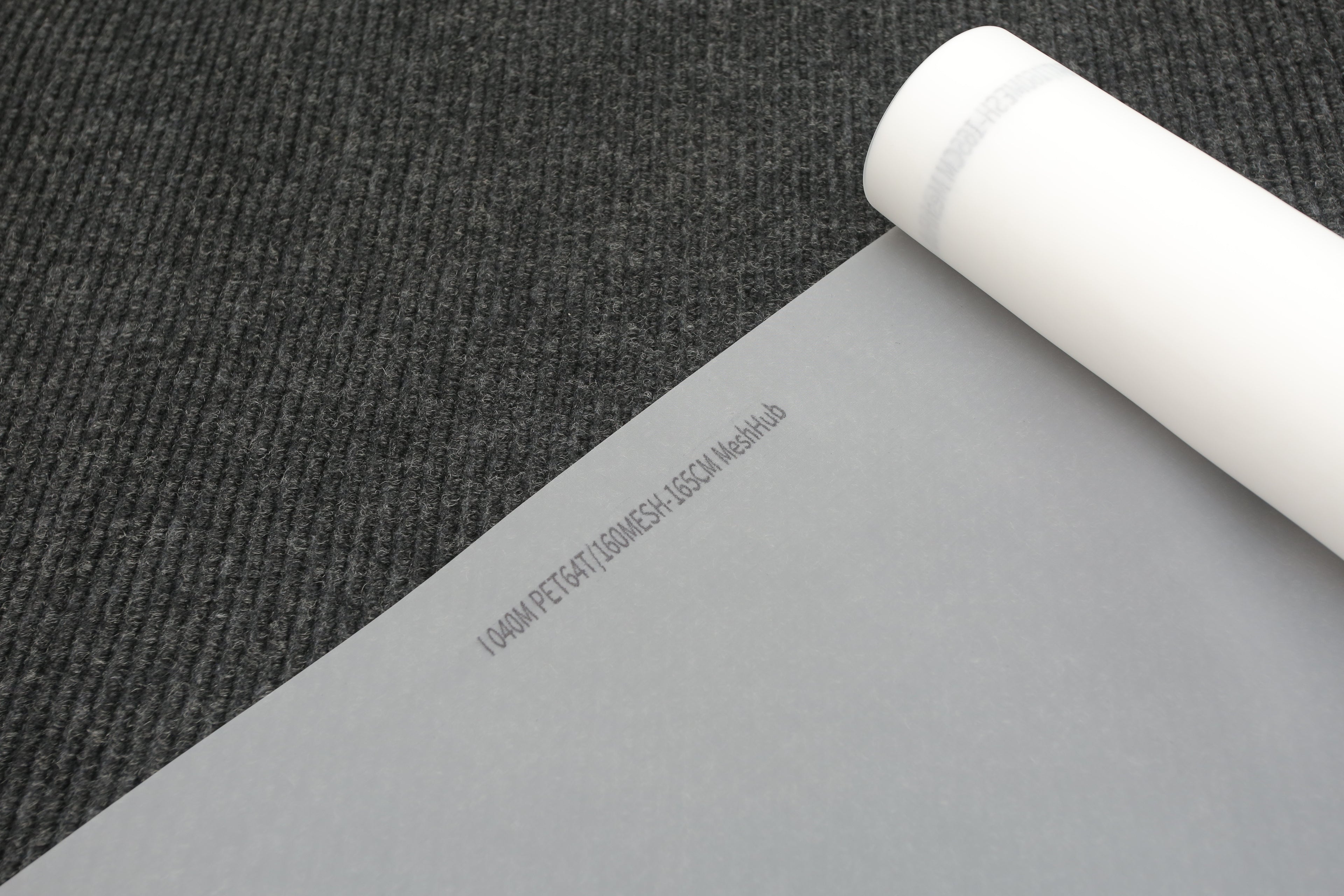 160 Mesh White Polyester Screen Printing Mesh Roll 63" x 43 yard