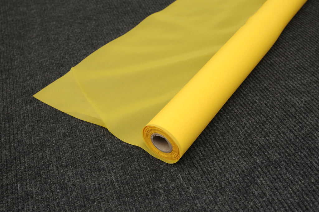 200 Mesh Yellow Polyester Screen Printing Mesh Roll 63" x 43 yard