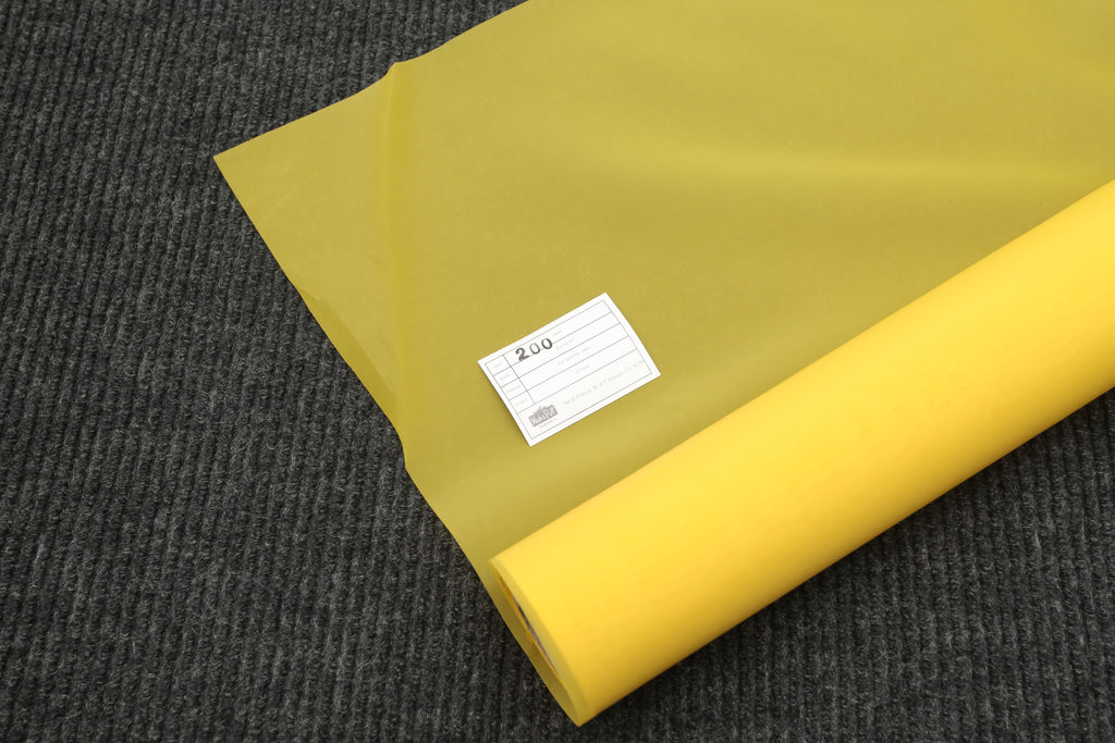 200 Mesh Yellow Polyester Screen Printing Mesh Roll 63" x 43 yard