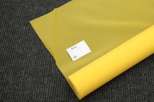 200 Mesh Yellow Polyester Screen Printing Mesh Roll 63" x 43 yard