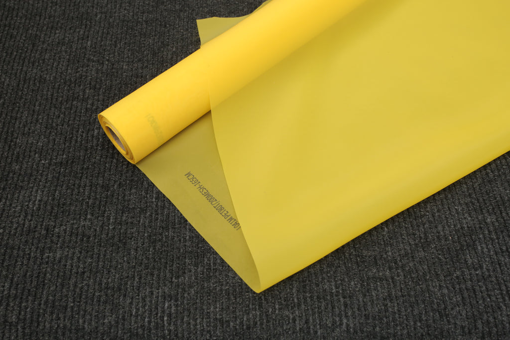 200 Mesh Yellow Polyester Screen Printing Mesh Roll 63" x 43 yard